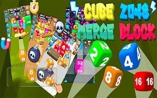 Image 2048 Cube Merge Block